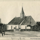 Tjølling kirke i Brunsbys strek