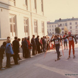 Rulleskistafett i Halden