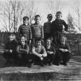 Førsteklassingene på Kokkimskolen i 1956