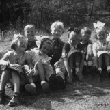 Førsteklasse ved Kokkimskolen i 1953