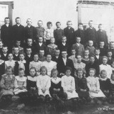 Elevene på Kokkimskolen i 1906