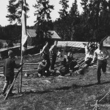 På vei mot mål i stafettorientering