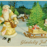 Selveste Sankt Nikolas er ute med kjelken
