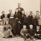 Småskoleelever Neaskogs i 1900