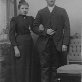 Ragna Elise og Rikard giftet seg i 1896