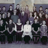 Femteklasse i Varteig i 1963