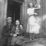 På besøk hos familien