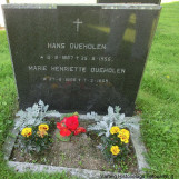 Hans og Marie Henriette Dueholens gravsted