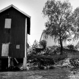 Heiste varene rett opp i lageret