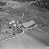 Flyfoto fra Klemsdal på 1950-tallet