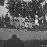 Hyggelig familiesamling på Nordre Lunde