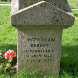 Gravstedet til Inger Olava Bergby
