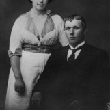 Brudebilde av Astrid og Johannes Tangen