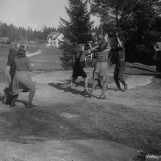 Håndballtrening på Strømnesåsen
