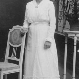 Astrid Hasleødegård som konfirmant