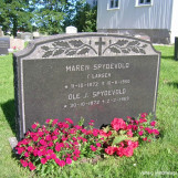 Gravstedet til Maren og Ole J. Spydevold