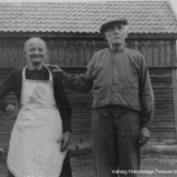 Anne Iversdatter og Johannes Arnesen på Korumskogen.
