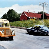 Varteig-bussen på vei mot byen