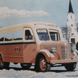 Varteig-bussen ved kirken