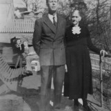 Grethe Lunde med yngstesønnen