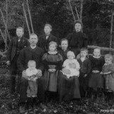 Familiebilde fra Vestre Bergerud