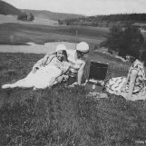 Sommerlig idyll med grammofonen