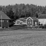 Gårdsbebyggelsen på Lindemark på 1940-tallet