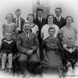 Familiebilde på Lindemark omkring 1925