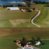 Flyfoto av Vest-Lunde