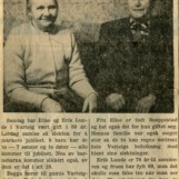 Elise og Erik Lunde feirer gullbryllup