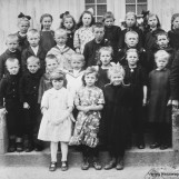 Skolebilde fra Sikkeland i 1922
