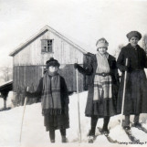 På skitur ved Sandtangen