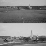 Kirken og Bergerud-gårdene