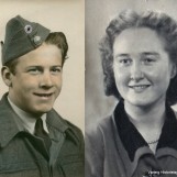 Ungdomsbilder av Georg og Anne-Karin Gressum