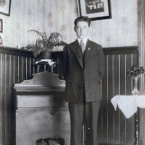 Otto Brenne som konfirmant