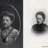 Ungdomsbilder av Anna på Ørka