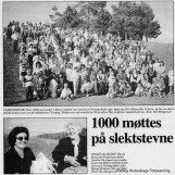 Skaen-slekta var samlet