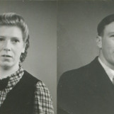 Ungdomsbilder av Aslaug Vestgård og Olaf Bråten