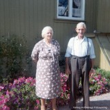 Olga og Arne bygde seg hus i Myraveien