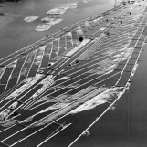 Flyfoto fra Glennetangen Lense 1951