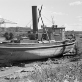 Slepebåten Isnæs var med i Lensa fra starten av 1908