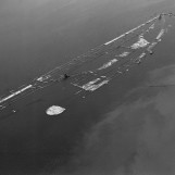 Øvre delen av lensa -  flyfoto av Glennetangen Lense 1985.
