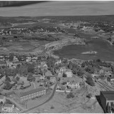 Opsund - Borregaards tømmeranlegg 1959.