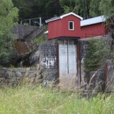 Isnesfjorden Lense tunnelinntaket.
