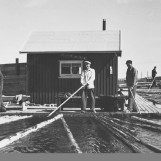 Arbeidet i lensa i 1930-åra.