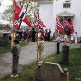 Sjetteklassingene dannet flaggborgen