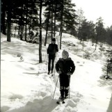 På ski i Moeneåsen
