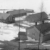Velferdsbygning med kontor i 1958.