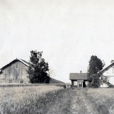 Gårdstunet på Vest-Lunde på 1930-tallet