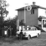 Full tank ved bensinpumpene på Hasle